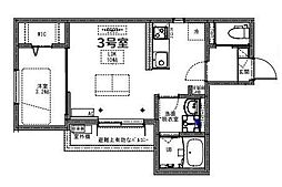 KEIAI RESIDENCE 豊四季 3階1LDKの間取り