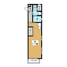 間取図画像 ワンルーム