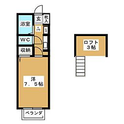 間取図画像 1K