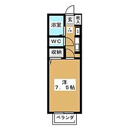 間取図画像 1K