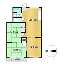 第21ASKコーポ 0205 ｜ 岡山県津山市小原（賃貸アパート3LDK・2階・51.74㎡） その2