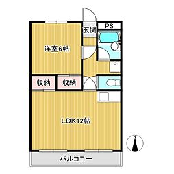 間取図画像 1LDK