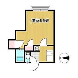 間取図画像 1K