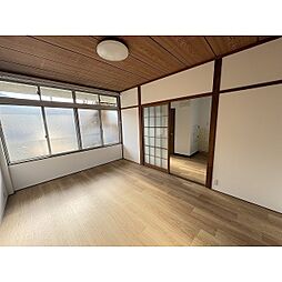 津山口Fアパート 0201 2階2DKのリビング/ダイニング