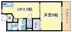 大阪府大阪市住吉区苅田９丁目（賃貸マンション1DK・2階・31.70㎡） その2