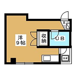 フォーラム倉持 ワンルームの間取図画像