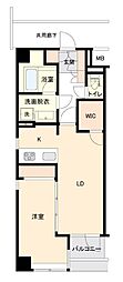 ドゥーエ妙典 ワンルームの間取図画像