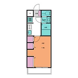 船橋市夏見1丁目マンション 1Kの間取図画像
