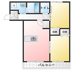 PRIMALJUPITER 2LDKの間取図画像