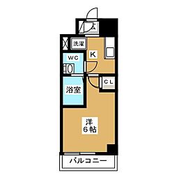 S-レジデンス市川 1Kの間取図画像