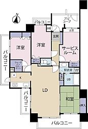 間取図画像 3SLDK