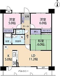 間取図画像 3LDK