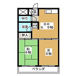 間取図画像 2DK