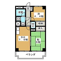 間取図画像 2DK