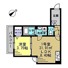 物件の間取り