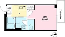 フェリーチェ東高円寺Ｄ 3階1Kの間取り