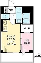 スマート・グラン荻窪 1DKの間取図画像
