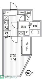 西武新宿線 西武柳沢駅 徒歩7分の賃貸アパート 3階1Kの間取り