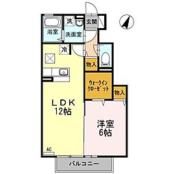 西武新宿線 武蔵関駅 徒歩7分の賃貸アパート 1階1SLDKの間取り