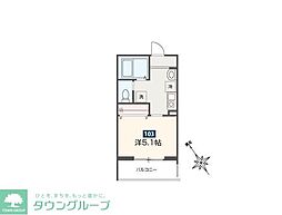 JR武蔵野線 新座駅 徒歩14分の賃貸アパート 1階1Kの間取り