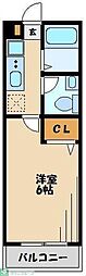 西武池袋線 保谷駅 徒歩6分の賃貸アパート 1階1Kの間取り