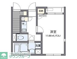 都営三田線 西高島平駅 徒歩21分の賃貸アパート 1階1Kの間取り