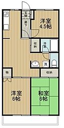西武池袋線 所沢駅 徒歩12分の賃貸マンション 4階3DKの間取り