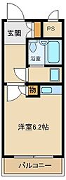 エミネンス東村山 ワンルームの間取図画像