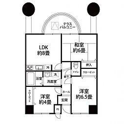 間取図画像 3DK