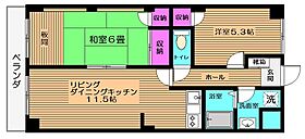 パームヒルズ 202 ｜ 東京都杉並区本天沼１丁目22-15（賃貸マンション2LDK・2階・56.61㎡） その2