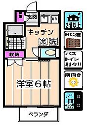 間取図画像 1K