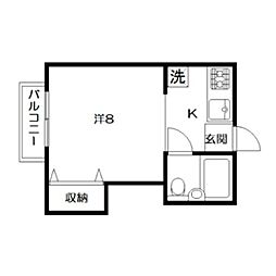 コーポ・ベルエア 2階/203