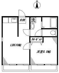 リーフガーデニア 2階