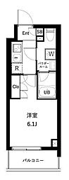 船橋市西船6丁目マンション 1Kの間取図画像