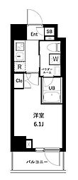 船橋市西船6丁目マンション 1Kの間取図画像