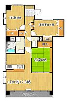 フラージュ・ヴェール 107 ｜ 東京都青梅市新町１丁目4-9（賃貸マンション3LDK・1階・82.56㎡） その2