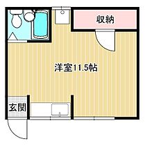 桃ヶ丘アパートＢ棟 2 ｜ 山口県下関市貴船町1丁目14番19号（賃貸アパート1R・1階・24.84㎡） その2