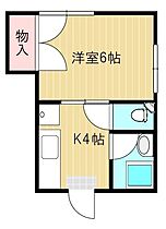 カーサ大学町 2-F ｜ 山口県下関市大学町2丁目6-1（賃貸アパート1K・2階・21.50㎡） その2