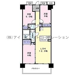 間取図画像 3LDK