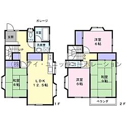 市川市高谷3丁目　中古戸建 4LDKの間取り