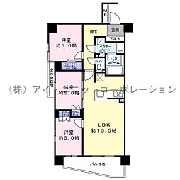 ヴェレーナ南葛西 3LDKの間取図画像