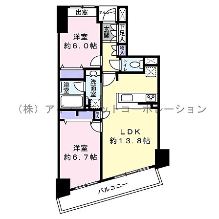 間取図です。