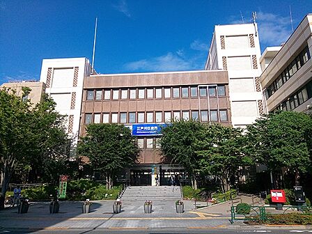 役所「江戸川区役所まで5380m」