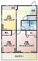 清水ハイツ 205 ｜ 東京都町田市高ヶ坂7丁目21-19（賃貸マンション2LDK・2階・54.90㎡） その2