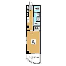 西馬橋GOTO2 1Kの間取図画像