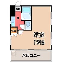 グランディ簗瀬  ｜ 栃木県宇都宮市簗瀬町（賃貸マンション1K・5階・42.00㎡） その2