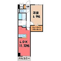 グランヒルズ  ｜ 栃木県宇都宮市台新田町（賃貸マンション1LDK・6階・46.05㎡） その2