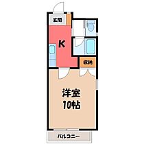 南大通りパークハイツ  ｜ 栃木県宇都宮市南大通り4丁目（賃貸マンション1K・5階・30.60㎡） その2