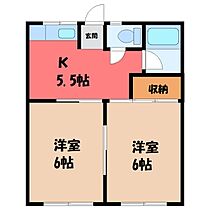 ひかりマンション  ｜ 栃木県宇都宮市御幸町（賃貸アパート2K・2階・39.66㎡） その2