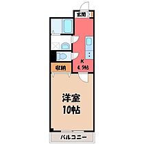 ロイヤル金信 IV  ｜ 栃木県宇都宮市平松本町（賃貸マンション1K・2階・33.00㎡） その2